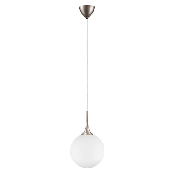 813033 (MD5087-1GL)  Подвес GLOBO 1х40W  E14 champagne gold/white (в комплекте)