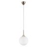 813033 (MD5087-1GL)  Подвес GLOBO 1х40W  E14 champagne gold/white (в комплекте)