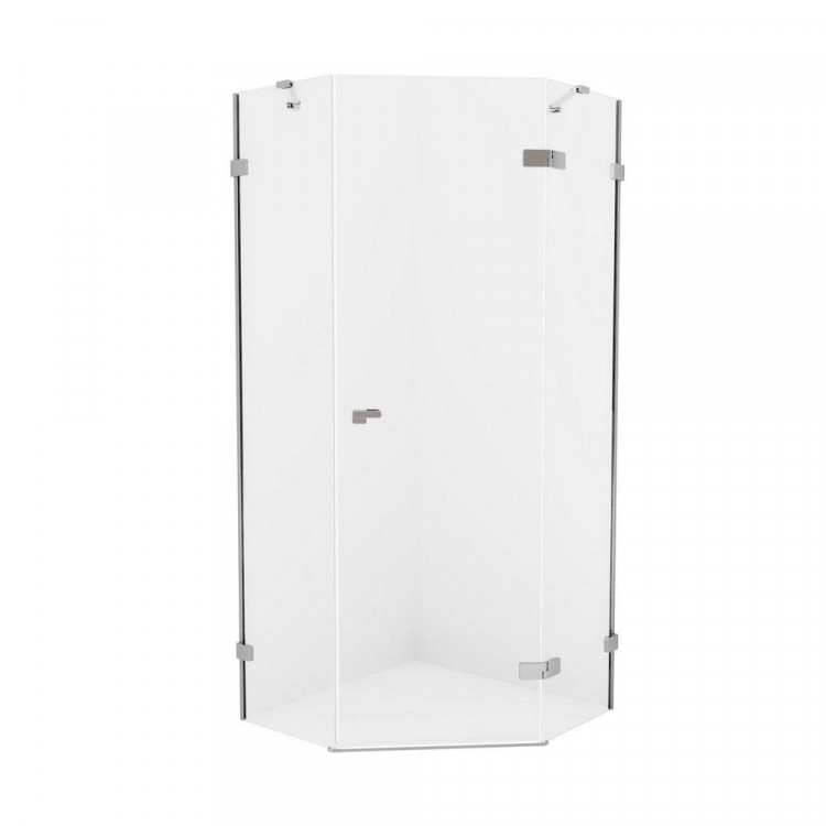 Душевое ограждение NEW TRENDY EVENTA R 90x90x200 EXK-0290 (хром)