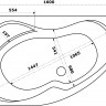 Ванна акриловая Azario Микона 160х100 правая МИВ0002
