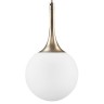 813013 (MD5085-1GL) Подвес GLOBO 1х40W  E14 champagne gold/white (в комплекте)