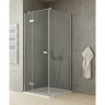 Душевое ограждение NEW TRENDY REFLEXA L 80x100x200 EXK-1236/EXK-0007 (хром)