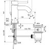BC203U5 CERALINE Однорукоятковый смеситель для умывальника, картридж 35 мм