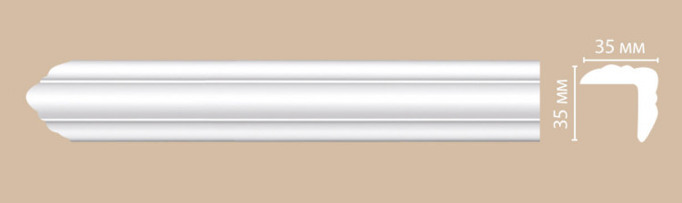 96205/40 FLEXIBLE угл.плинтус DECOMASTER-2 (35х35х2400мм)