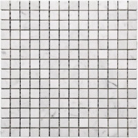 Мозаика из натурального камня M088-20P (Carrara)