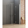 Душевое ограждение NEW TRENDY NEW SOLEO PLUS складные двери R 100x120x195 K-0624 (хром)
