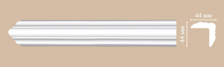 96206/22 FLEXIBLE плинтус DECOMASTER-2 (44х44х2400мм)