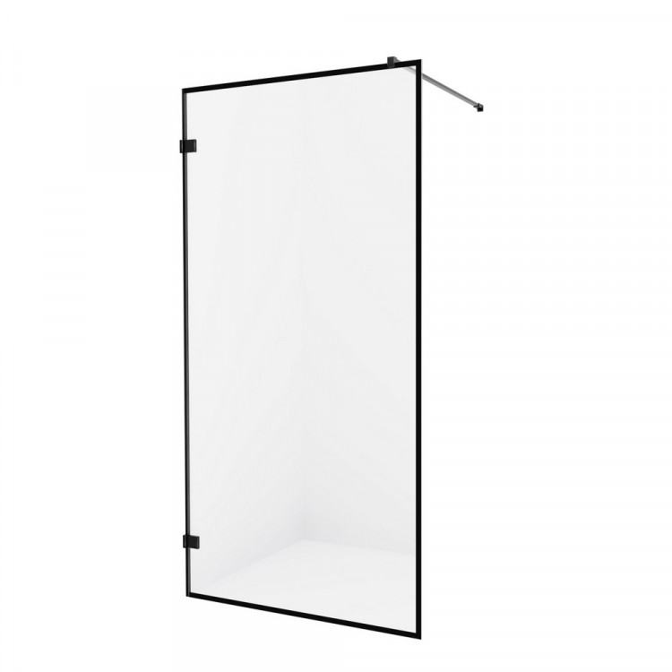 Душевое ограждение NEW TRENDY AVEXA BLACK 100x200 EXK-2041 (черный)