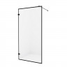 Душевое ограждение NEW TRENDY AVEXA BLACK 100x200 EXK-2041 (черный)