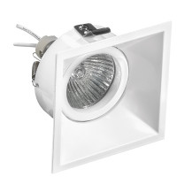 214506 Светильник DOMINO QUADRO MR16 БЕЛЫЙ (в комплекте)