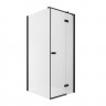 Душевое ограждение NEW TRENDY REFLEXA BLACK R 100x100x200 EXK-1339/EXK-0297 (черный)