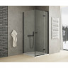 Душевое ограждение NEW TRENDY REFLEXA BLACK R 100x100x200 EXK-1339/EXK-0297 (черный)