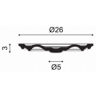 R07 розетка Orac Decor