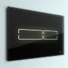 Кнопка смыва TECE Lux Mini 9240961 сенсорная черная, стеклянная