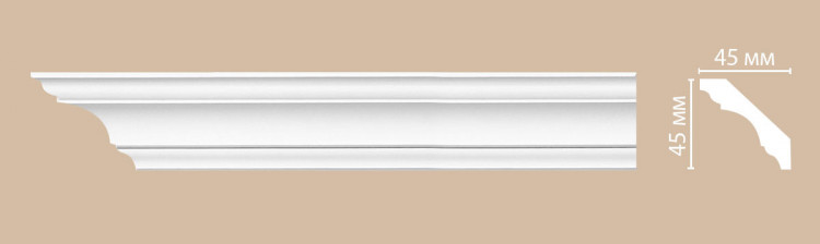 96215/15 FLEXIBLE плинтус DECOMASTER-2 (45х45х2400мм)