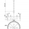 Подвесной светильник Maytoni MOD043PL-04CH