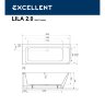 Ванна EXCELLENT Lila 2.0 160x73 (левая)