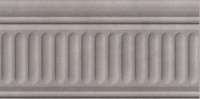 19033/3F Александрия серый структурированный 20*9.9 керамический бордюр