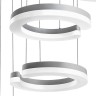 763439 Подвес UNITARIO 46W LED 5060LM СЕРЕБРО МАТОВЫЙ 3000K (в комплекте)