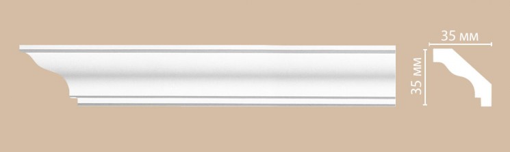 96230/30 FLEXIBLE плинтус DECOMASTER-2 (35х35х2400мм)