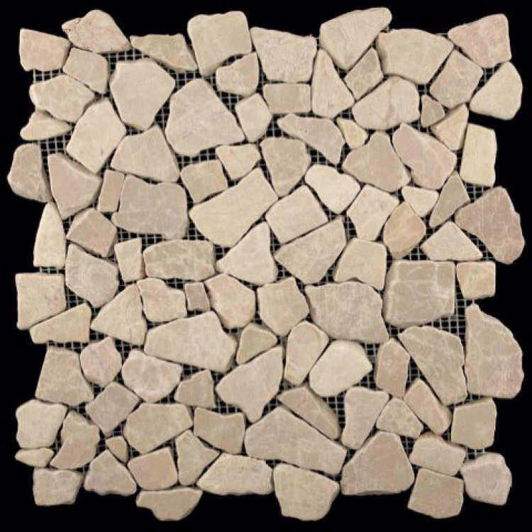 Мозаика из натурального камня M036-ML (Emperador Light)