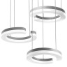 763339 Подвес UNITARIO 34.5W LED 3795LM СЕРЕБРО МАТОВЫЙ 3000K (в комплекте)