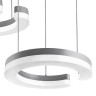 763339 Подвес UNITARIO 34.5W LED 3795LM СЕРЕБРО МАТОВЫЙ 3000K (в комплекте)
