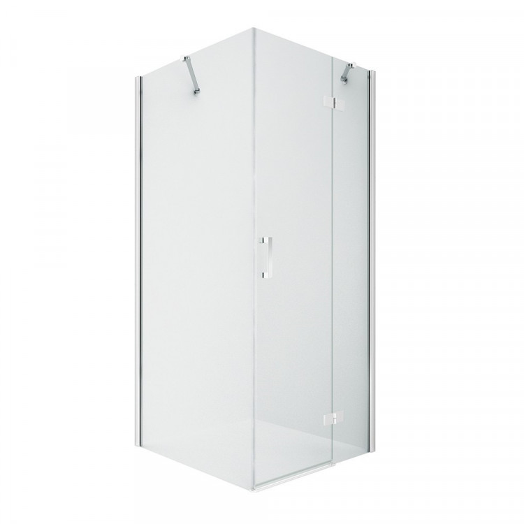 Душевое ограждение NEW TRENDY NEW RENOMA R 80x80x195 D-0112A/D-0083B (хром)