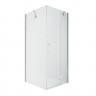 Душевое ограждение NEW TRENDY NEW RENOMA R 80x80x195 D-0112A/D-0083B (хром)