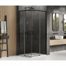 Душевое ограждение NEW TRENDY PRIME BLACK 100x100x200 D-0316A/D-0317A (черный)