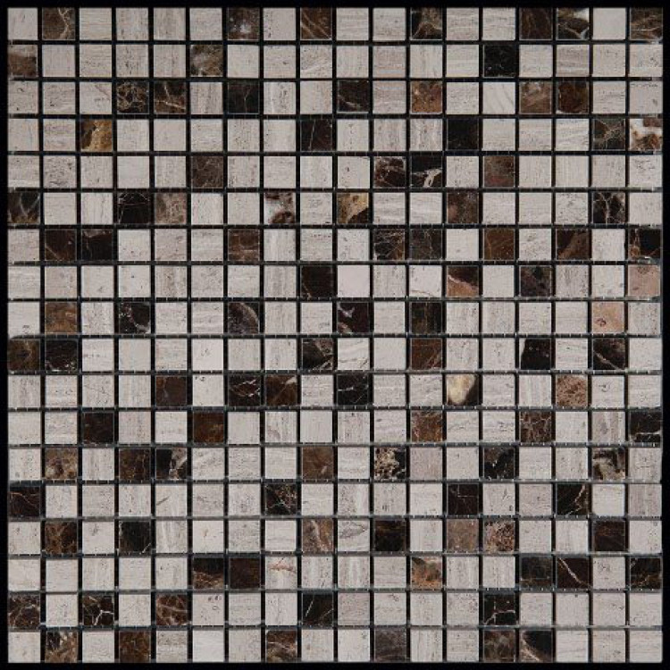 Мозаика из натурального камня MT-22-15P (M022+M031G-15P)