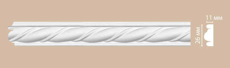 98070/100 FLEXIBLE молдинг DECOMASTER-2 (26х11х2400мм)