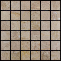 Мозаика из натурального камня M036-48P (Emperador Light)