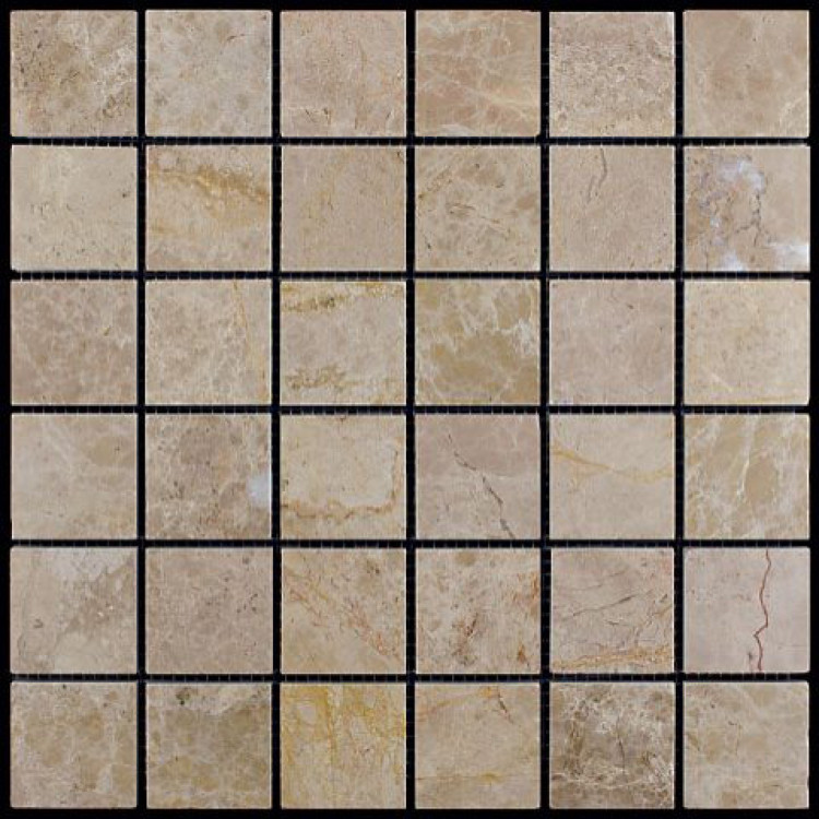 Мозаика из натурального камня M036-48P (Emperador Light)