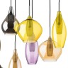 803125 (MD2098B-12MX) Подвес PENTOLA 12x25W G9 chrome/amber, smoky, olive, plum (в комплекте)