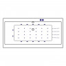 Ванна EXCELLENT Pryzmat 200x90 "NANO" (хром)