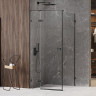Душевое ограждение NEW TRENDY AVEXA BLACK 110x100x200 EXK-1830 (черный)