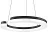 763237 Подвес UNITARIO 24W LED 2640LM ЧЕРНЫЙ МАТОВЫЙ 3000K (в комплекте)