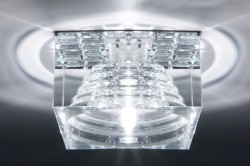 Светильник встраиваемый декоративный хрустальный Donolux DL057CH/Crystal