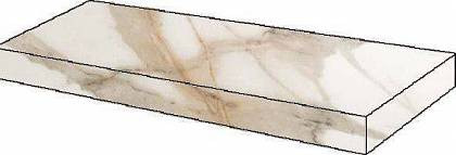 S.M. Calacatta Gold Scal. Ang. D 33х60/С.М. Калакатта Голд Угловая Ступень Пс 33х60 (620070000504)
