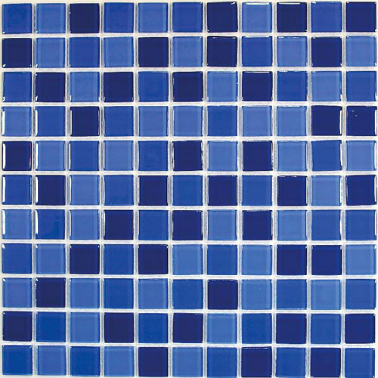 Мозаика из стекла Blue wave-1