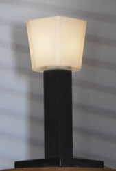 Настольная лампа Lussole LSC-2504-01 Lente хром+черный
