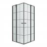 Душевое ограждение NEW TRENDY NEW SOLEO BLACK 90x90x195 K-0580 (черный)