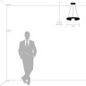 763249 Подвес UNITARIO 24W LED 2640LM СЕРЕБРО МАТОВЫЙ 4000K (в комплекте)