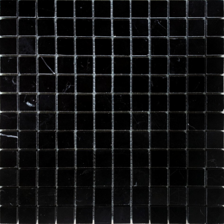 Мозаика из натурального камня Nero Oriente 23x23