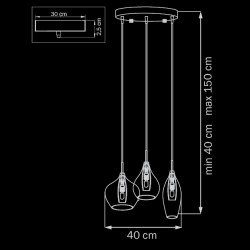 Светильник Lussole LSQ-6401-02 Cisterno хром