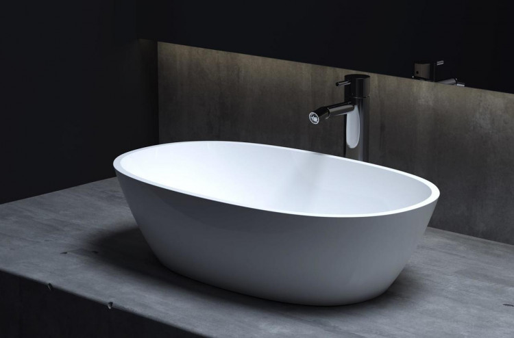 Накладная раковина Salini Callista 56x33.5 глянец - 1101106GRH