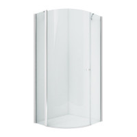 Душевое ограждение NEW TRENDY NEW SOLEO  100x100x195 K-0417 (хром)