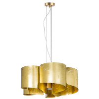 811152 (MD6005-5GL) Подвес PITTORE 5х40W  E27 GOLDEN (в комплекте)