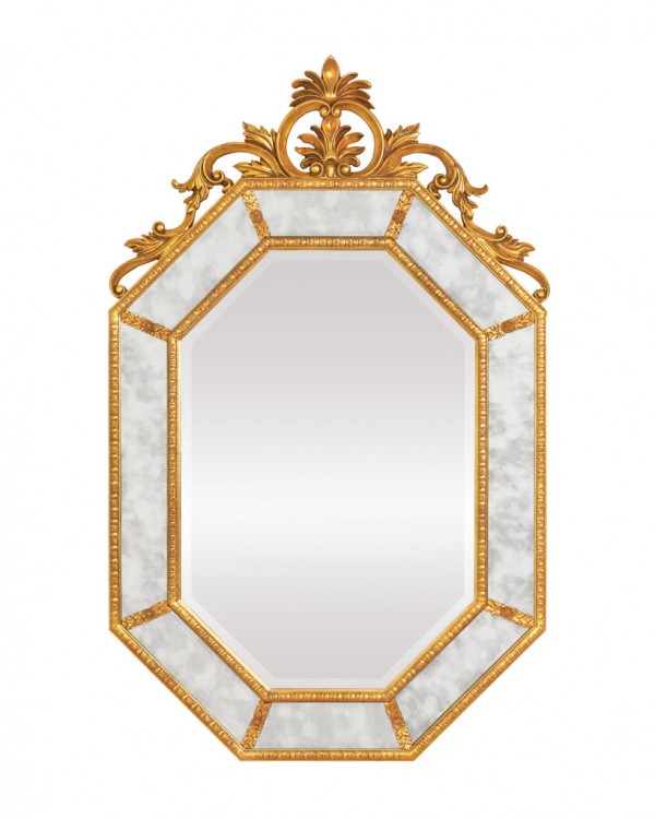 Зеркало в раме "Лидс" 19C. Gold/02